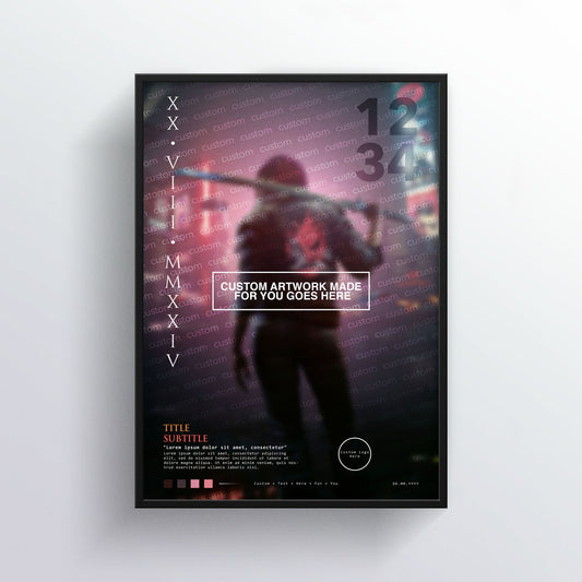 Custom Game Poster - Our Personalized Wall Art Service